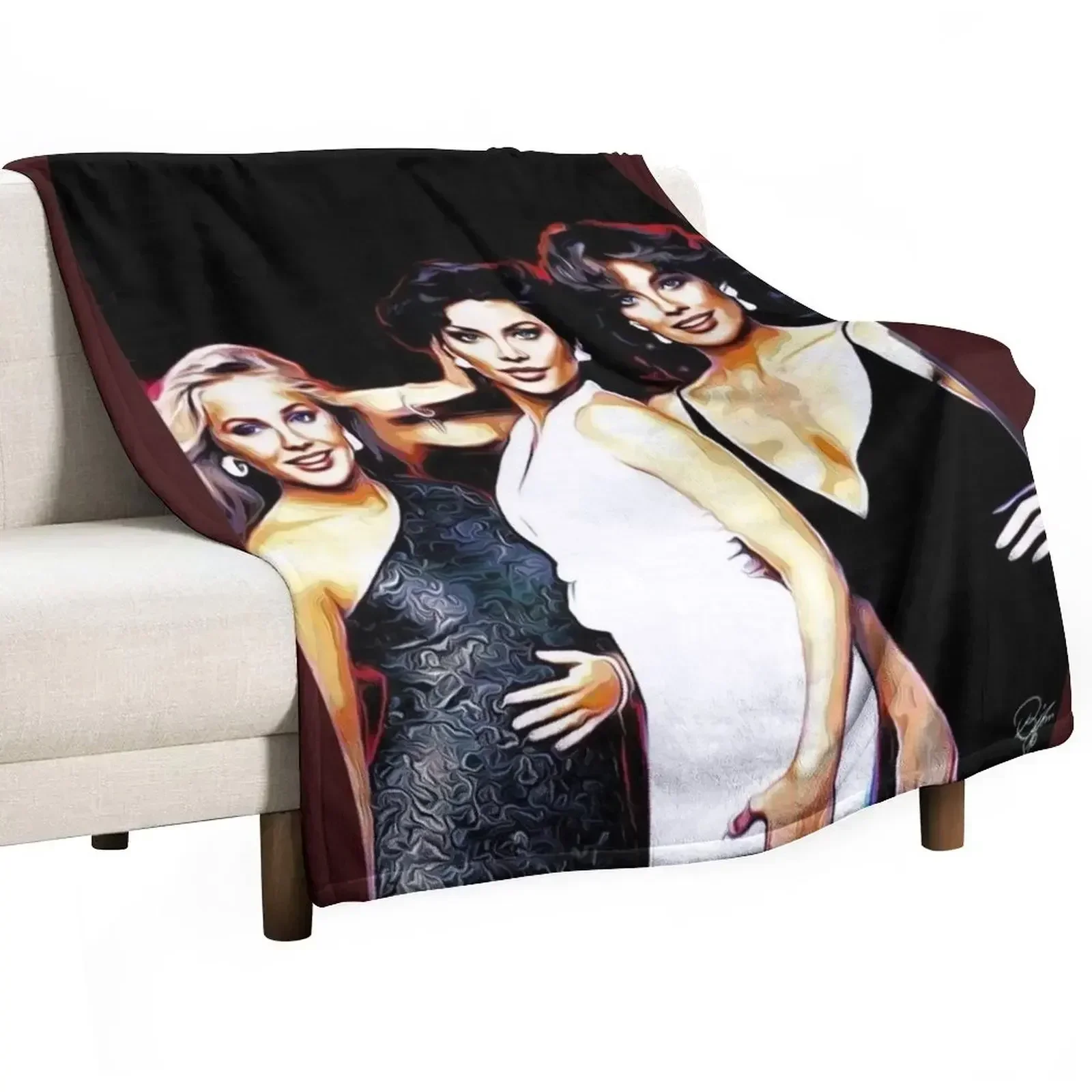 Home Decor Dallas - EWING LADIES- Dallas Throw Blanket For
