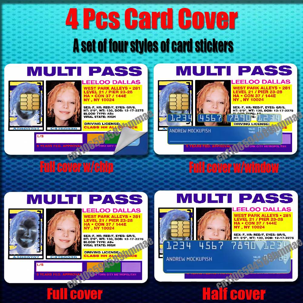 Home Decor Dallas - For Leeloo Dallas Multipass Korben Sticker