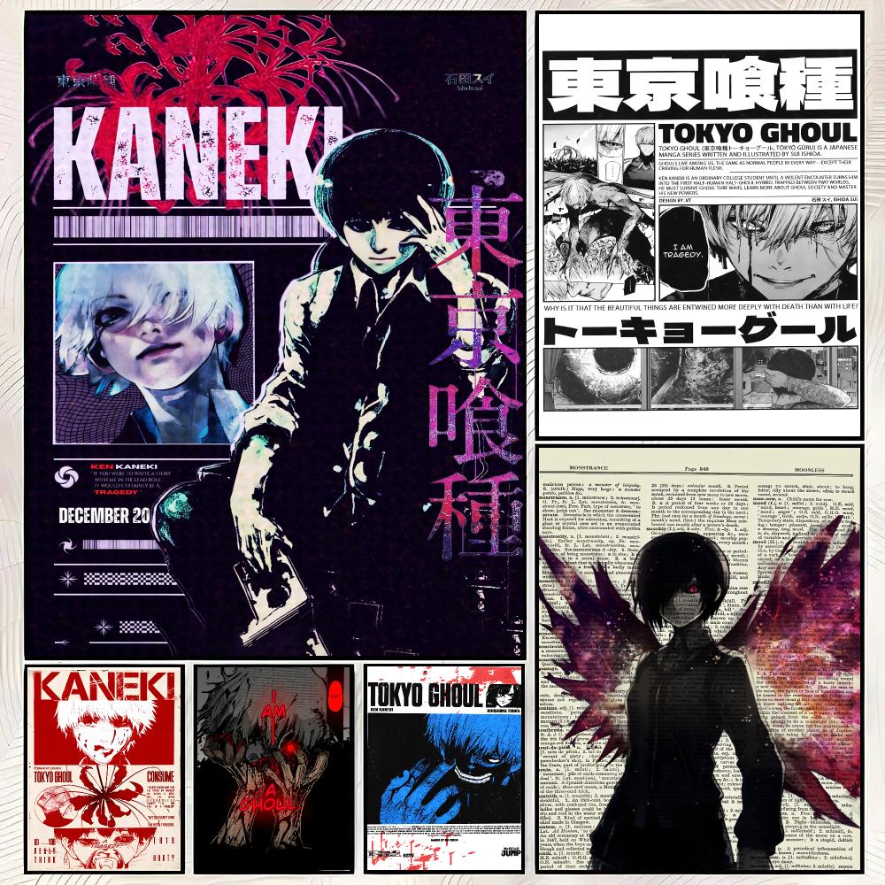 Home Decor Tokyo - Anime T-Tokyo Ghoul Poster Vintage PP