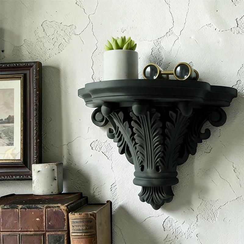 Gothic Floating Wall Shelves C - Bamboo Photo Frame ulasan dan harga