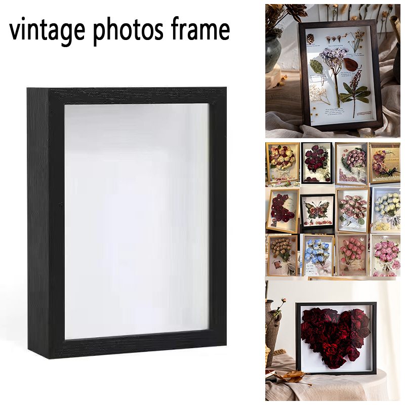 Stereo Hollow 3cm Solid Wood D - Bamboo Photo Frame ulasan dan harga