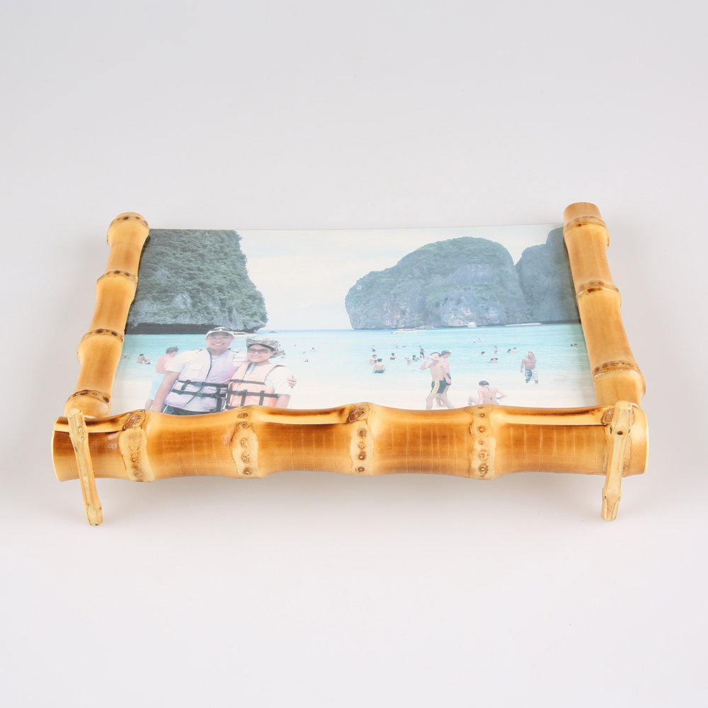 Nilerun New Design Creative Ha - Bamboo Photo Frame ulasan dan harga