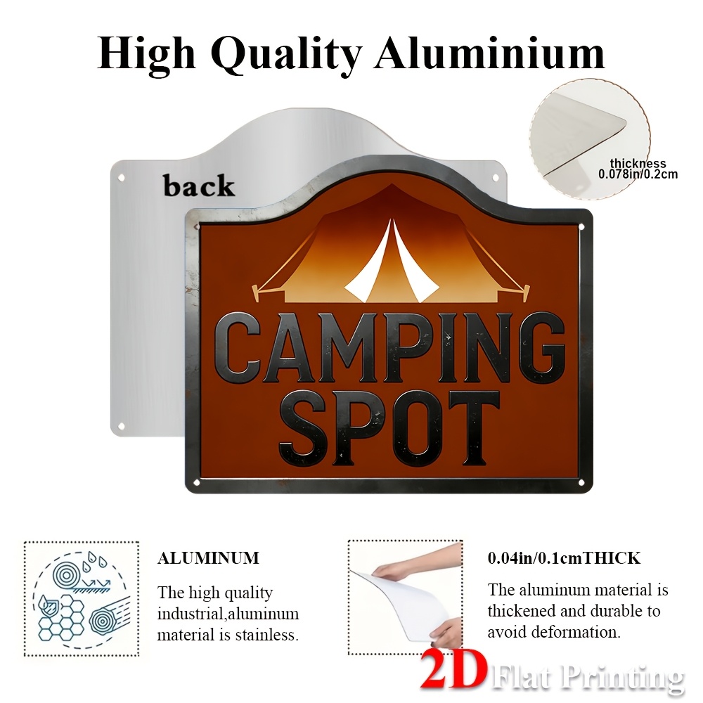 1pc 2D Flat Sign Artwork Depic - Home Decor Location ulasan dan harga