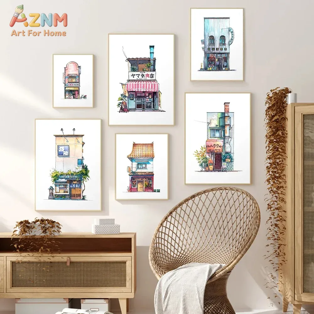 AZNM Japanese Storefront Water - Home Decor Tokyo ulasan dan harga
