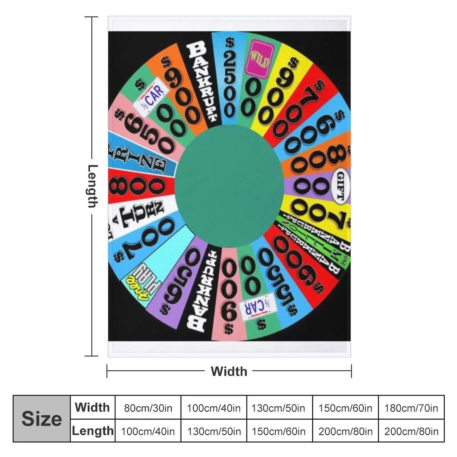 Wheel with prizes, $ amounts T - Home Decor On Wheels ulasan dan harga