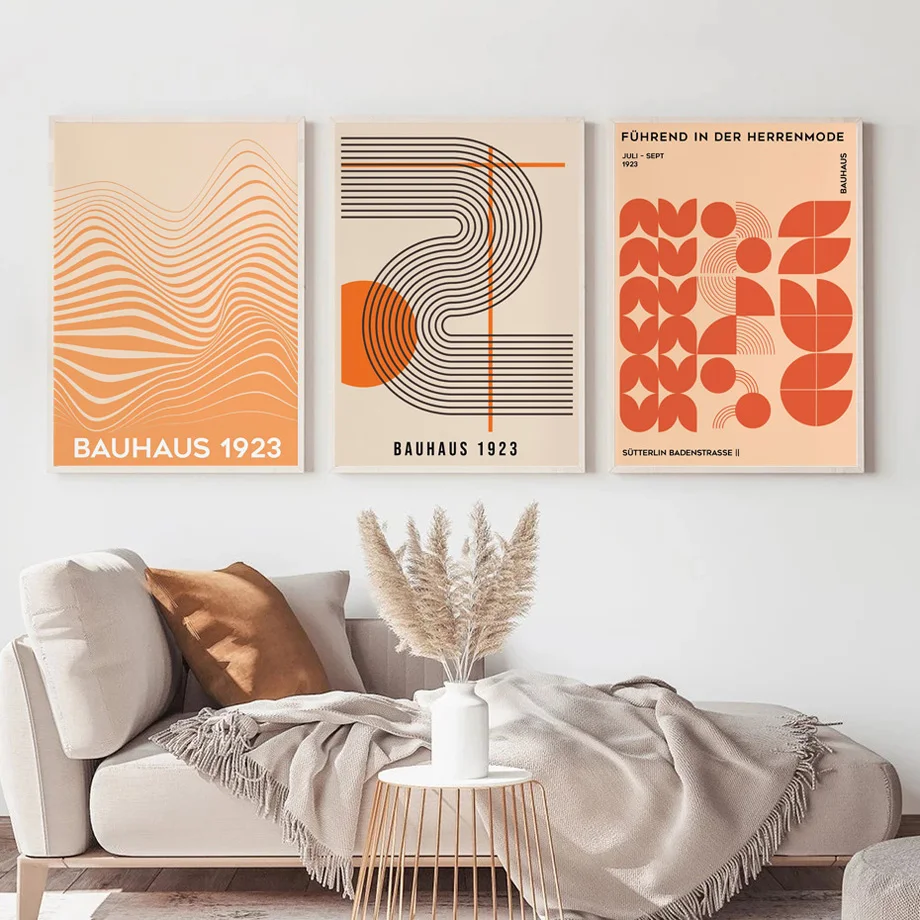 Bauhaus Expo Canvas Wall Art - - Home Decor Expo ulasan dan harga