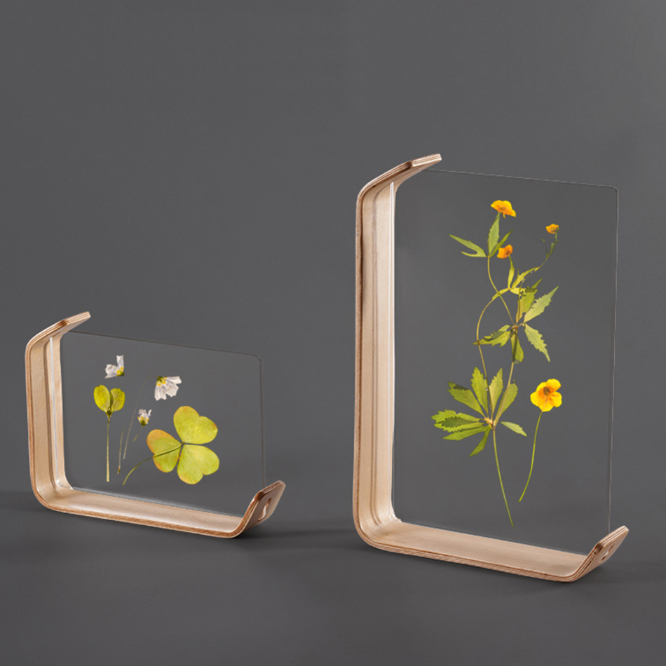 Acrylic Wooden Photo Frame Her - Bamboo Photo Frame ulasan dan harga