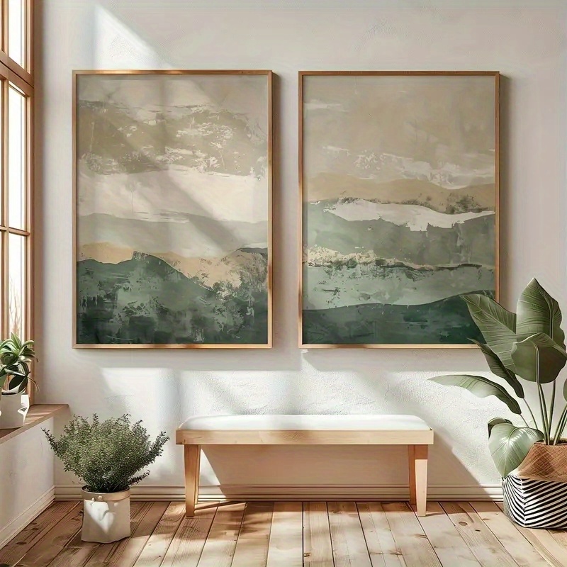 2pcs/set Wabi Sabi Abstract Ge - Home Decor Korea ulasan dan harga