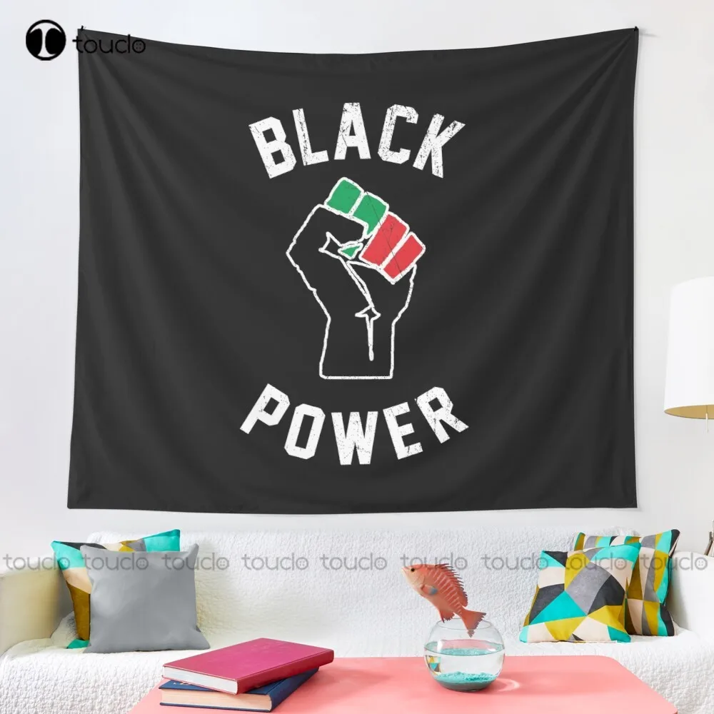Black Power Fist Tapestry Tape - Home Decor Website ulasan dan harga