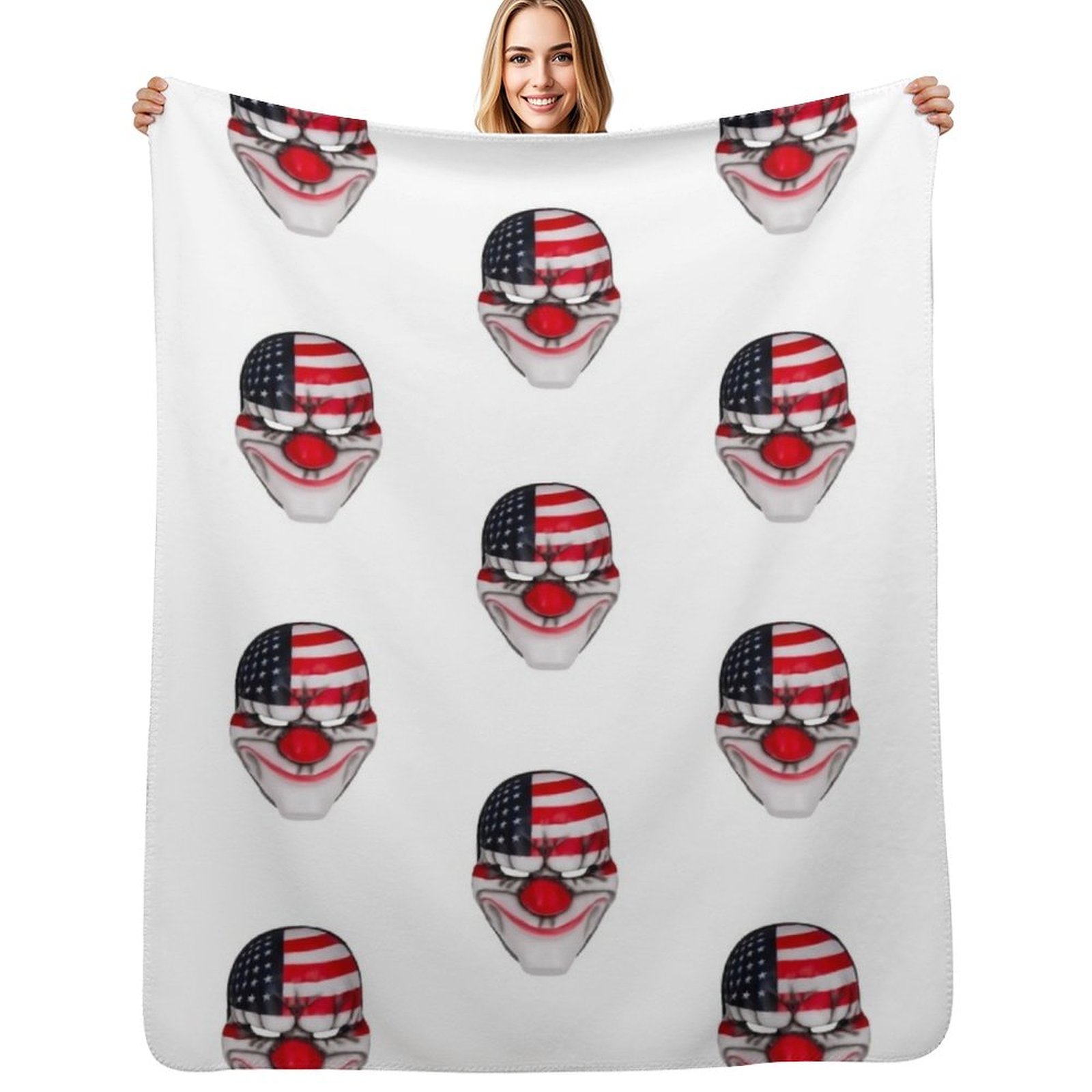 Dallas Mask Throw Blanket Deco - Home Decor Dallas ulasan dan harga