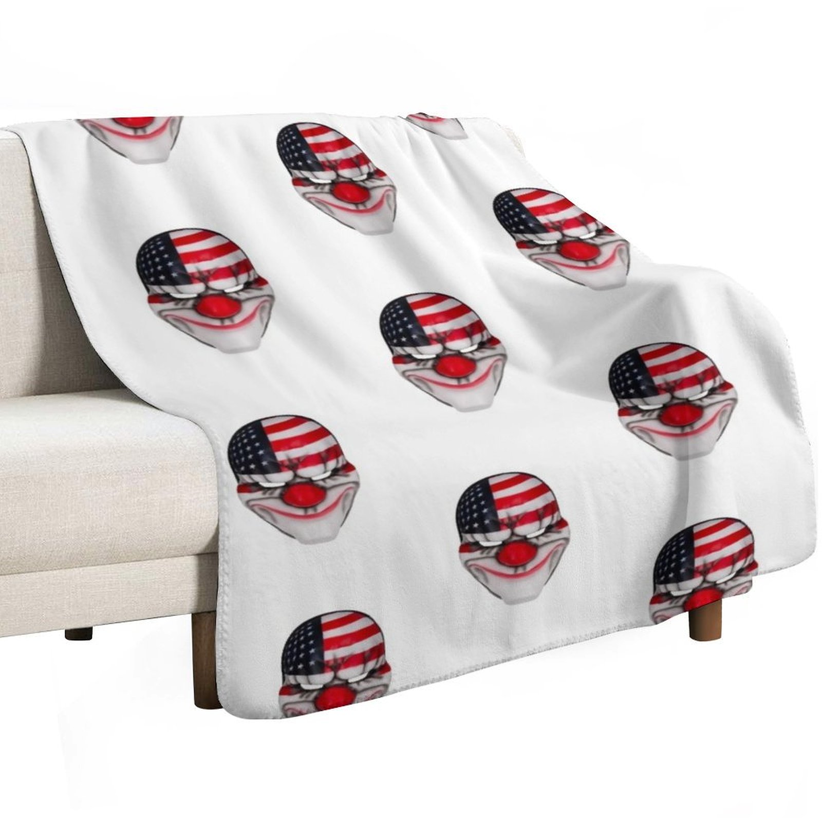 Dallas Mask Throw Blanket Deco - Home Decor Dallas ulasan dan harga