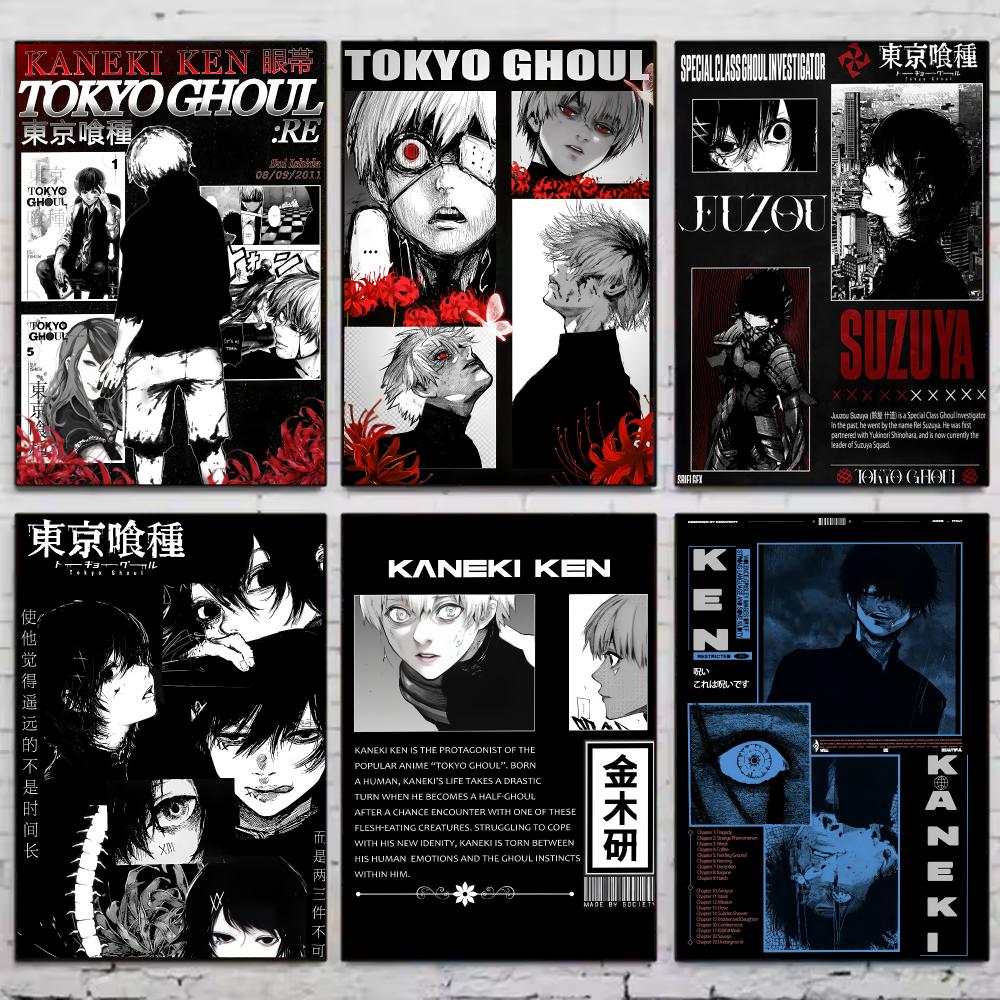 Anime T-tokyo Ghoul Poster Pos - Home Decor Tokyo ulasan dan harga