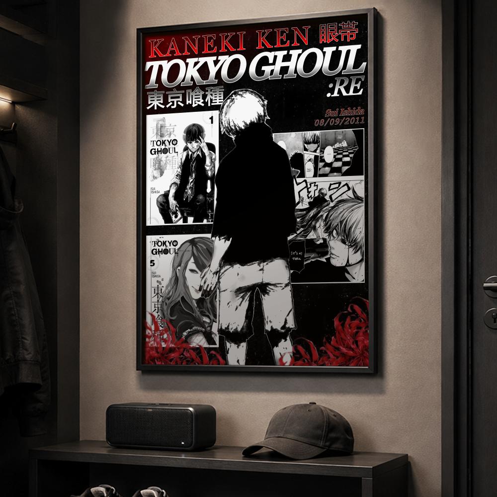 Anime T-tokyo Ghoul Poster Pos - Home Decor Tokyo ulasan dan harga
