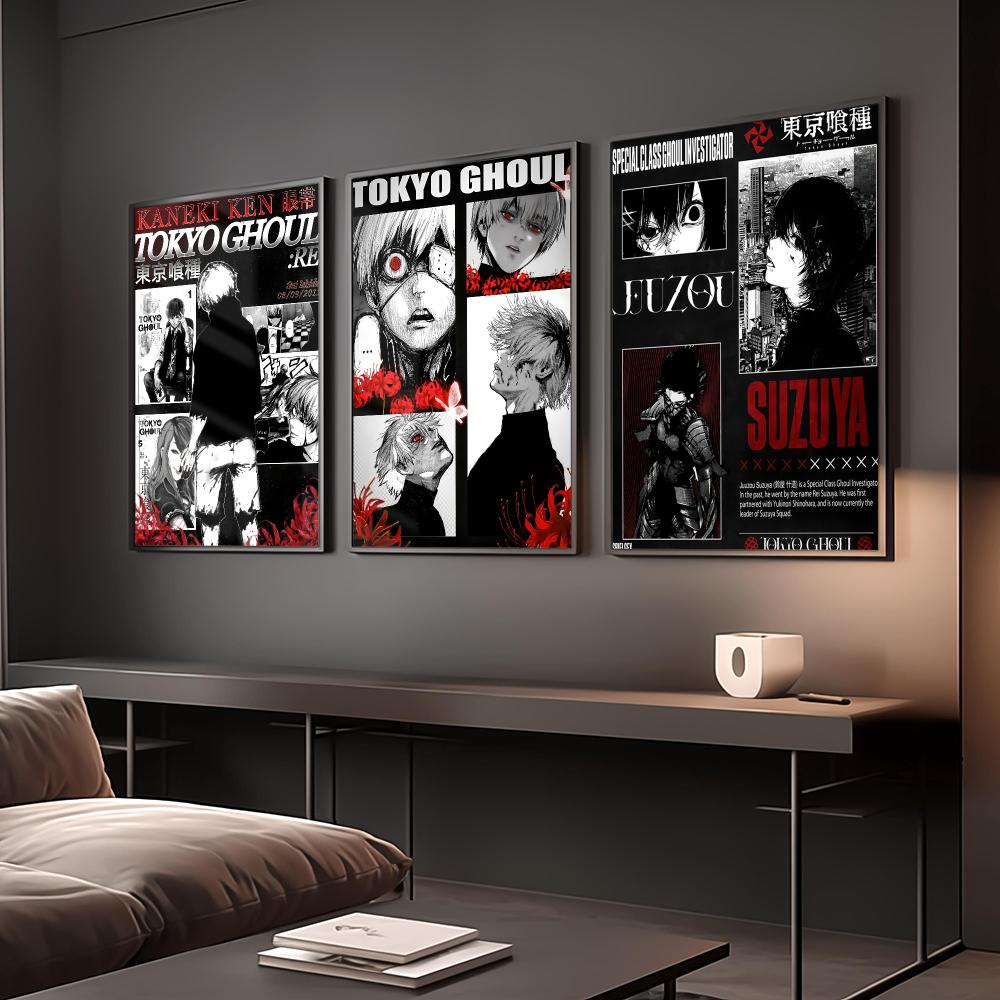 Anime T-tokyo Ghoul Poster Pos - Home Decor Tokyo ulasan dan harga