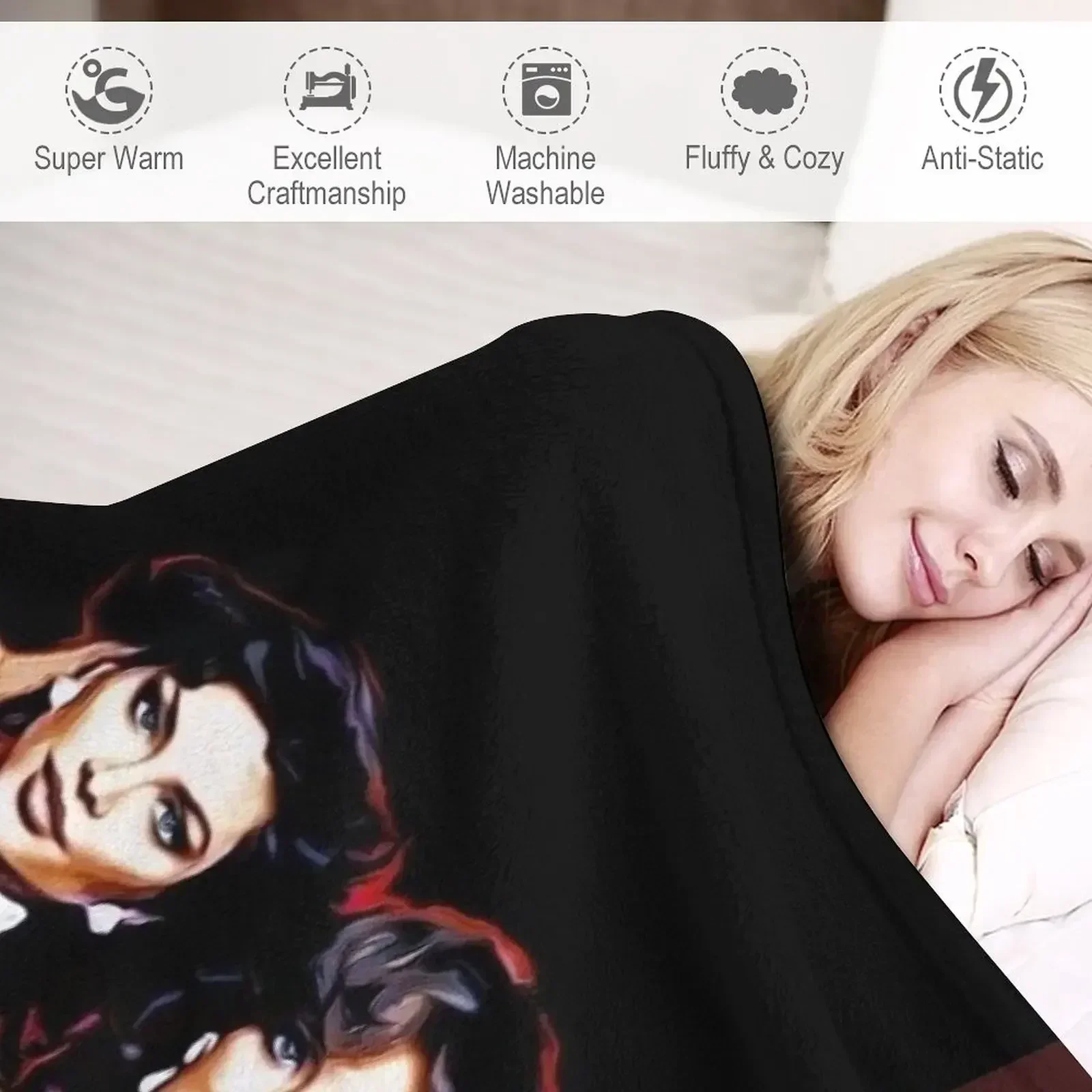 EWING LADIES- Dallas Throw Bla - Home Decor Dallas ulasan dan harga