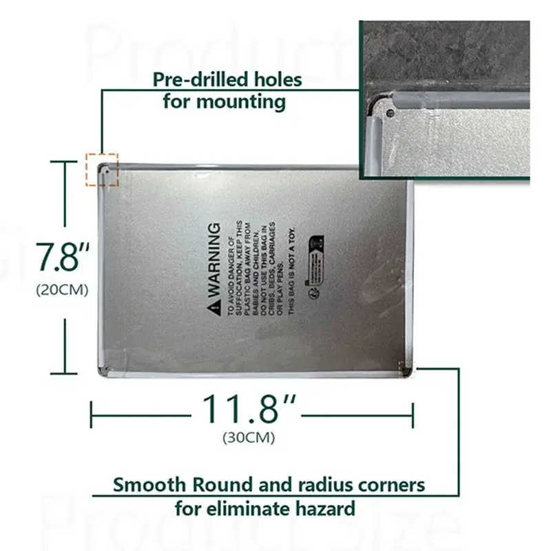 A Vintage-Style Metal Plaque F - Home Decor Location ulasan dan harga