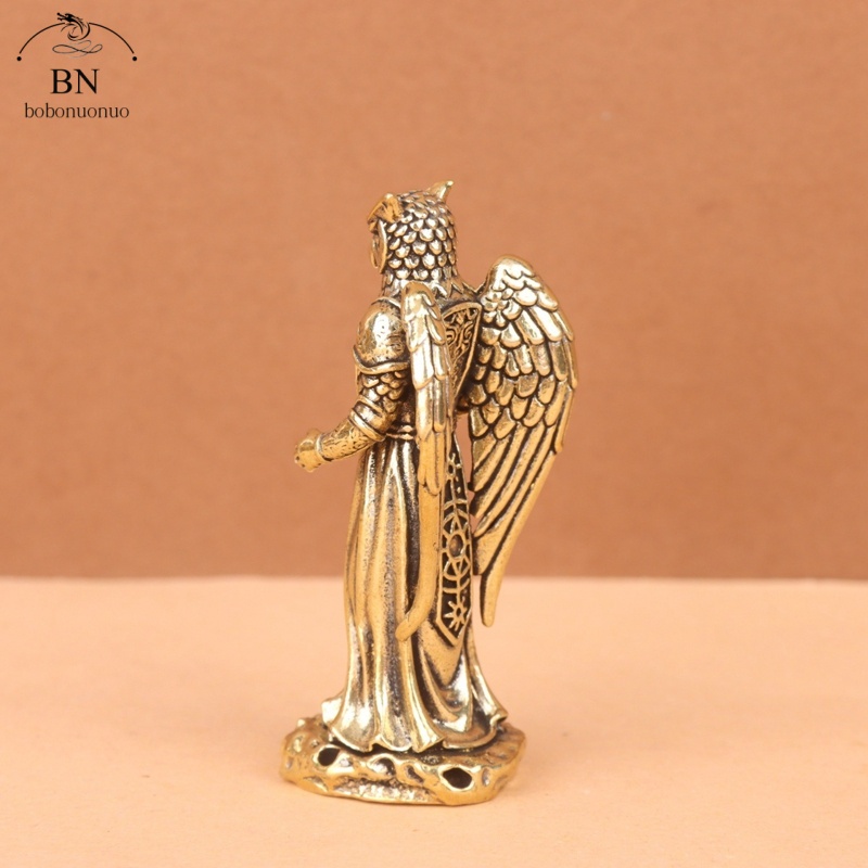 Retro Brass Owl Knight Prophet - Home Decor Korea ulasan dan harga
