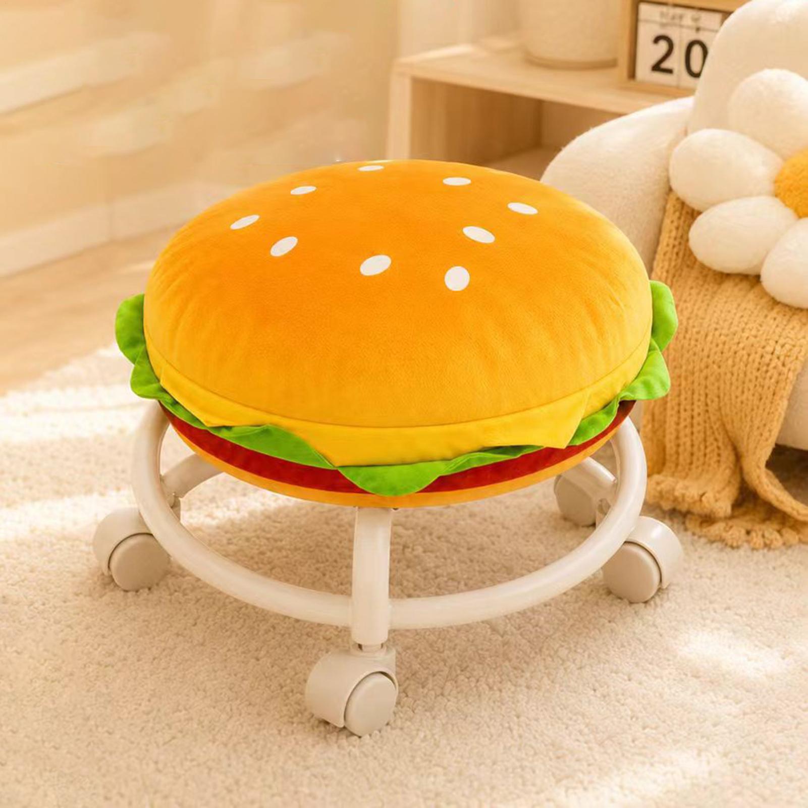 Stool With Wheels Soft Cute Co - Home Decor On Wheels ulasan dan harga