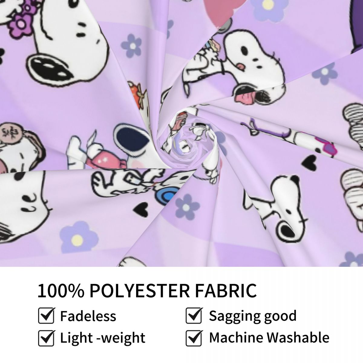 Snoopys Cartoon Tapestry Wall  - Home Decor Hippie ulasan dan harga