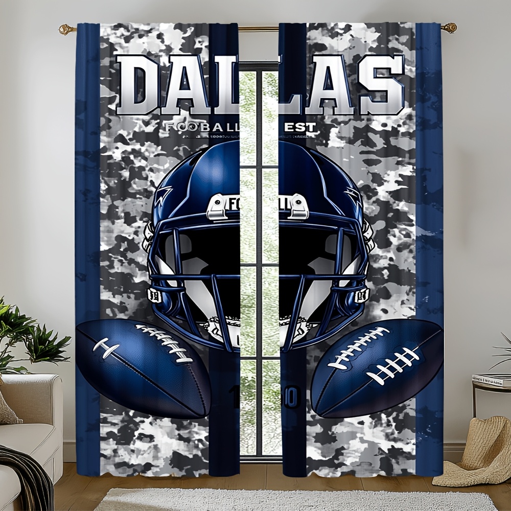 Dallas Football Door Curtains  - Home Decor Dallas ulasan dan harga