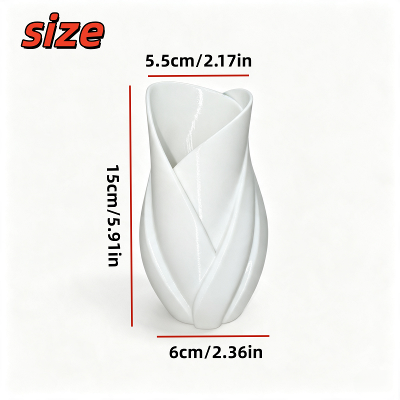 Petal-Shaped Matte White Small - Home Decor Location ulasan dan harga