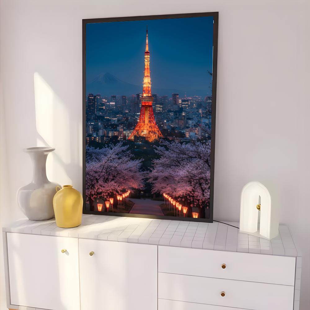 Tokyo Tower Night View Landmar - Home Decor Tokyo ulasan dan harga