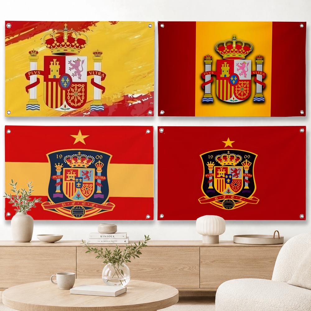 Location Spain Flags Home Yard - Home Decor Location ulasan dan harga