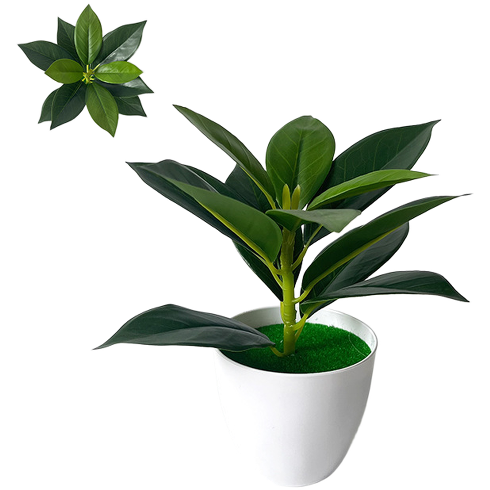 Artificial Green Potted Plant  - Home Decor Location ulasan dan harga