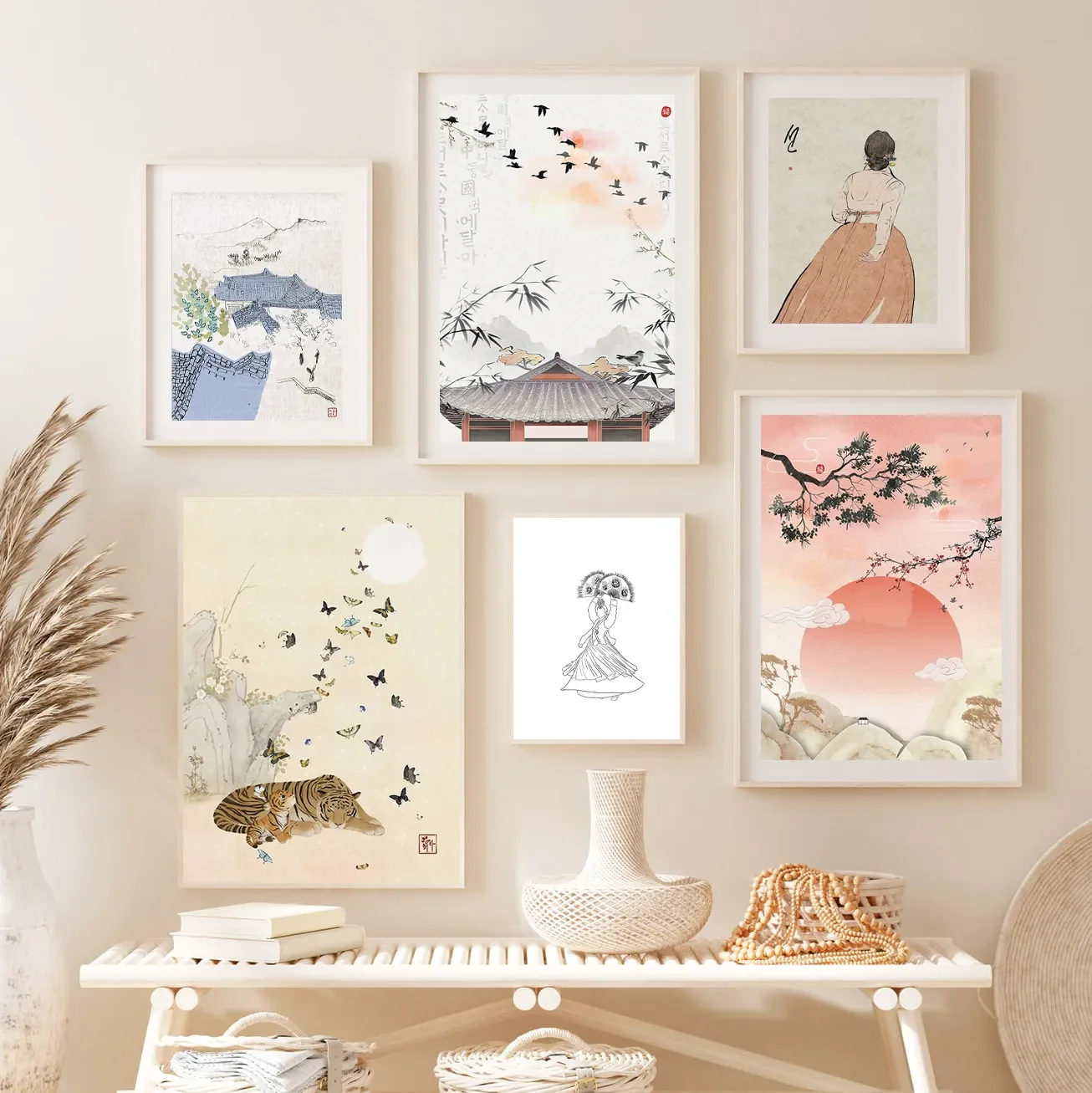Classic Vintage Wall Art Korea - Home Decor Korea ulasan dan harga
