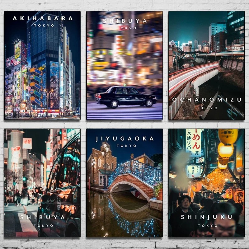 Tokyo Japan Landscape Poster S - Home Decor Tokyo ulasan dan harga