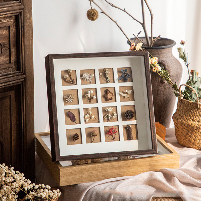 3D Wooden Picture Frames Depth - Bamboo Photo Frame ulasan dan harga
