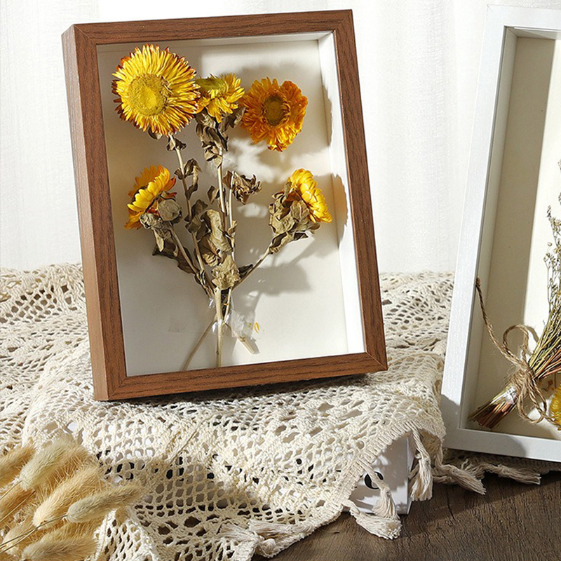 3D Wooden Picture Frames Depth - Bamboo Photo Frame ulasan dan harga