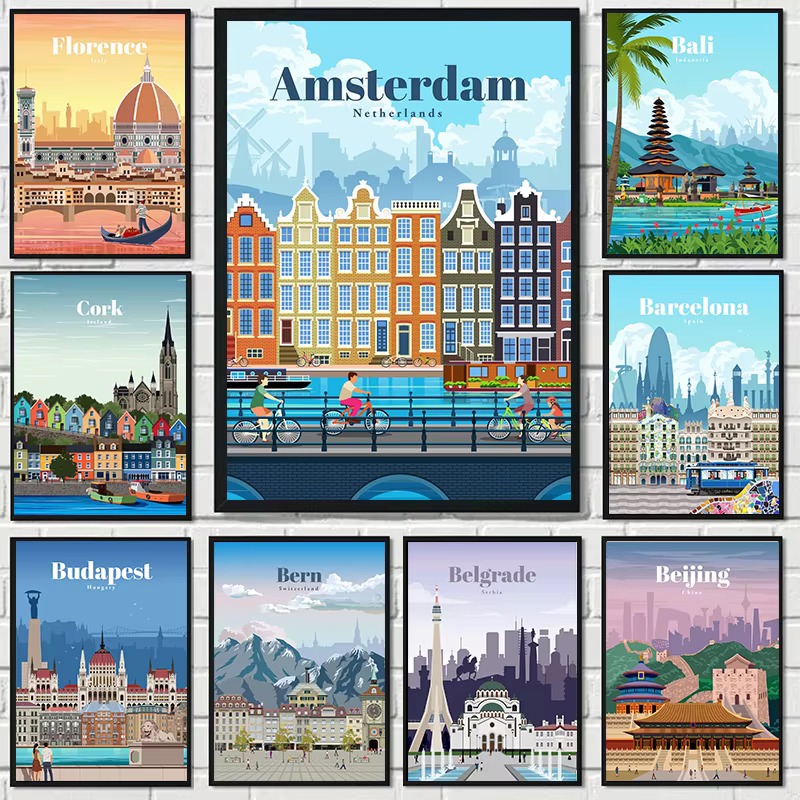 Diamond Painting Amsterdam Tok - Home Decor Tokyo ulasan dan harga